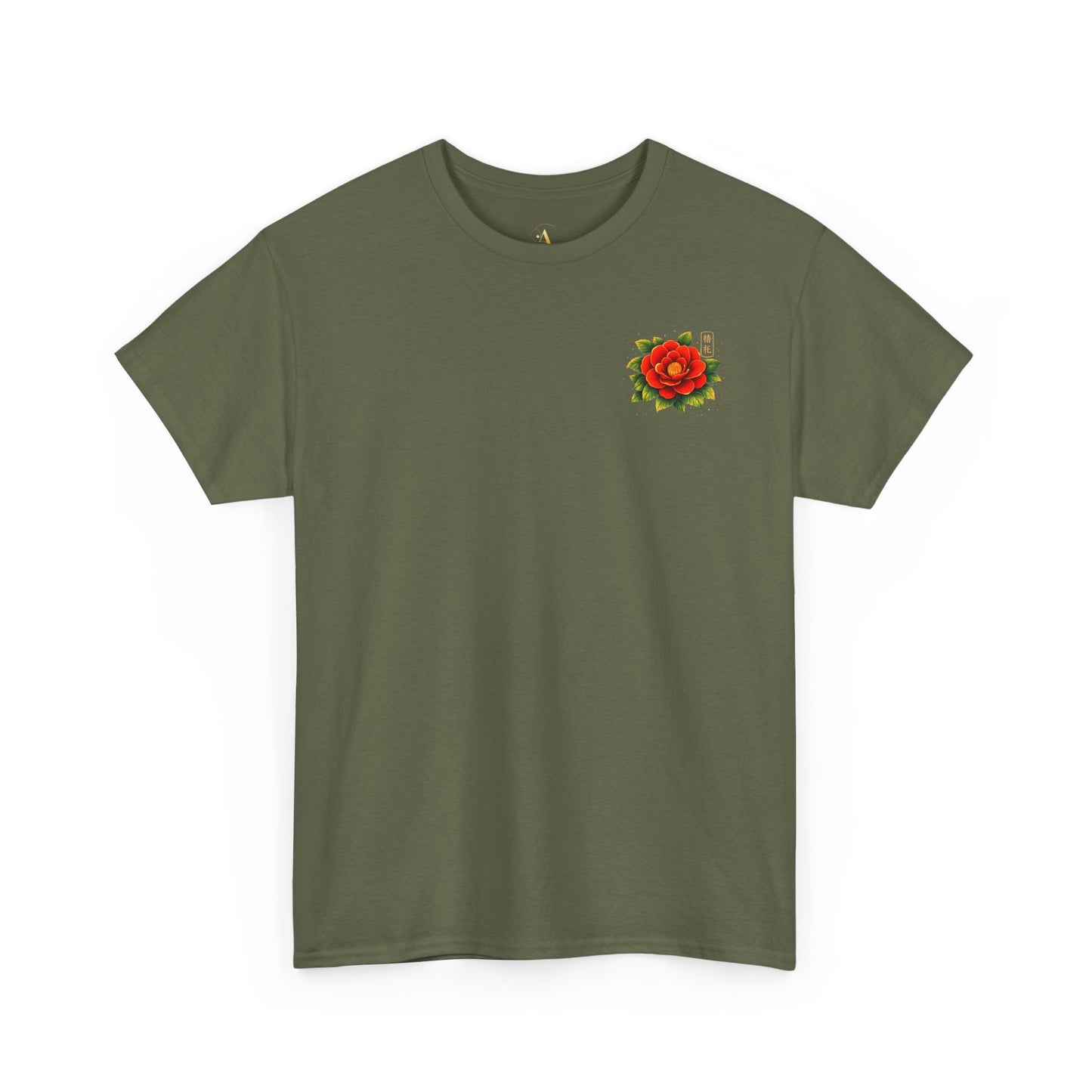 Camellia Graphic Tee – “Love & Elegance”