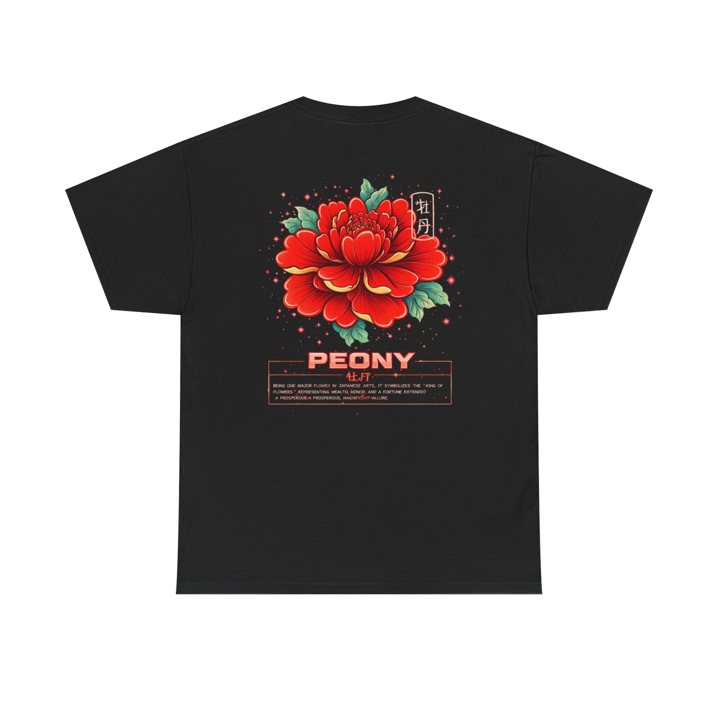 Peony Graphic Tee – “King of Flowers”