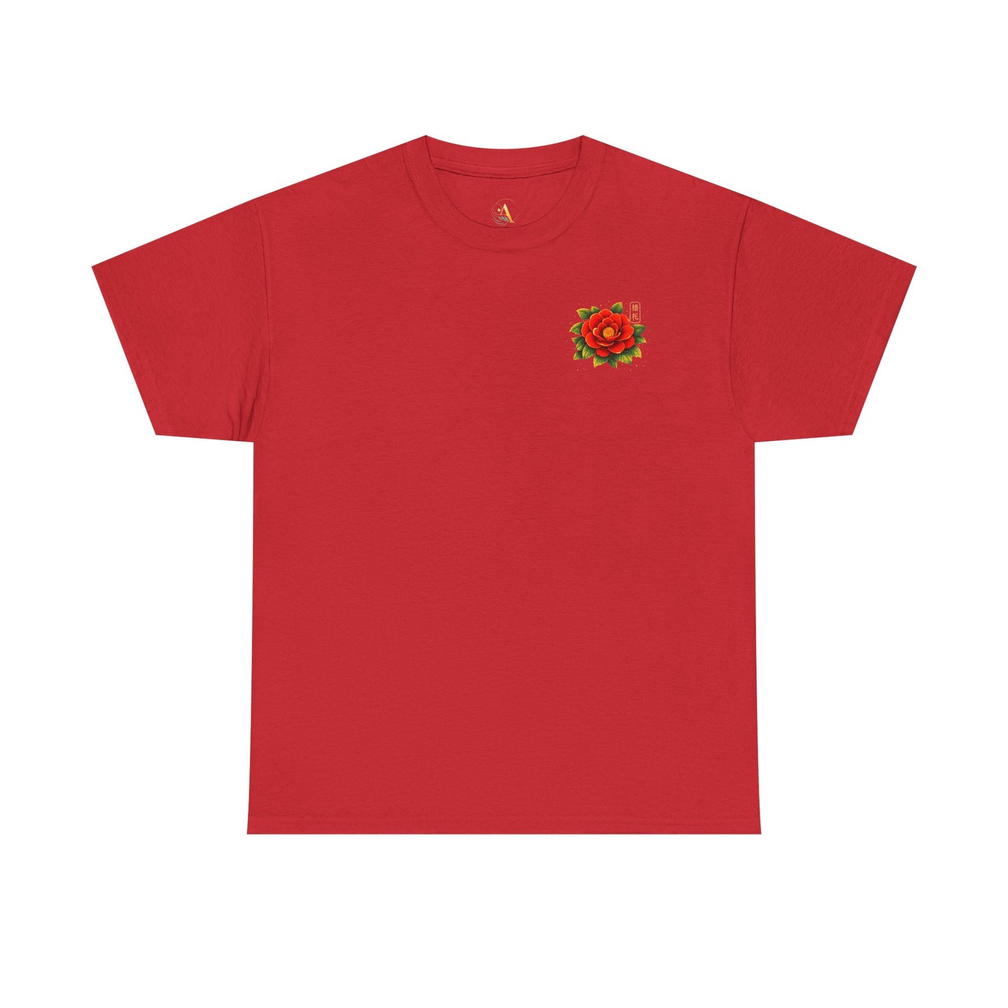 Camellia Graphic Tee – “Love & Elegance”