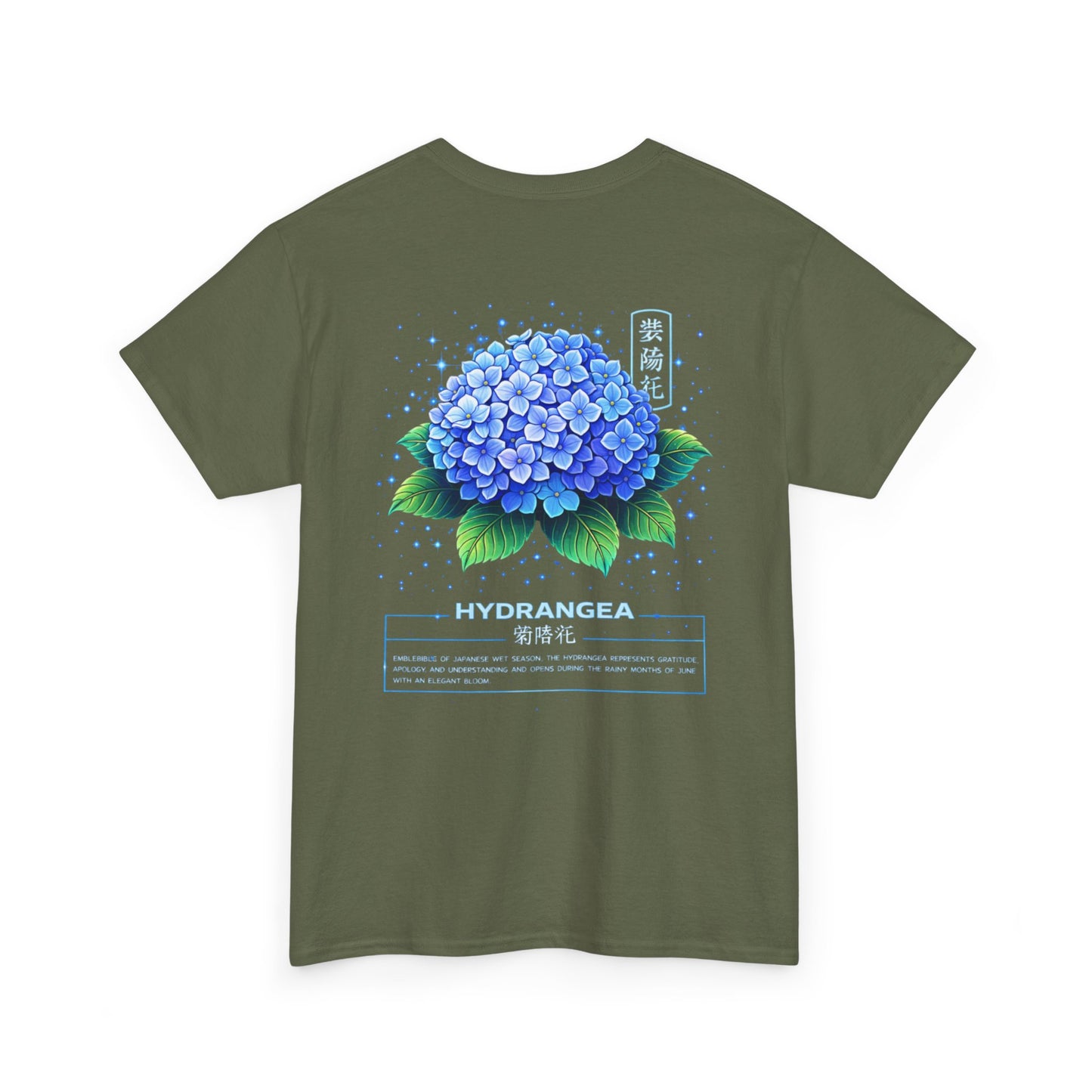 Hydrangea Graphic Tee – “Grace & Emotion”