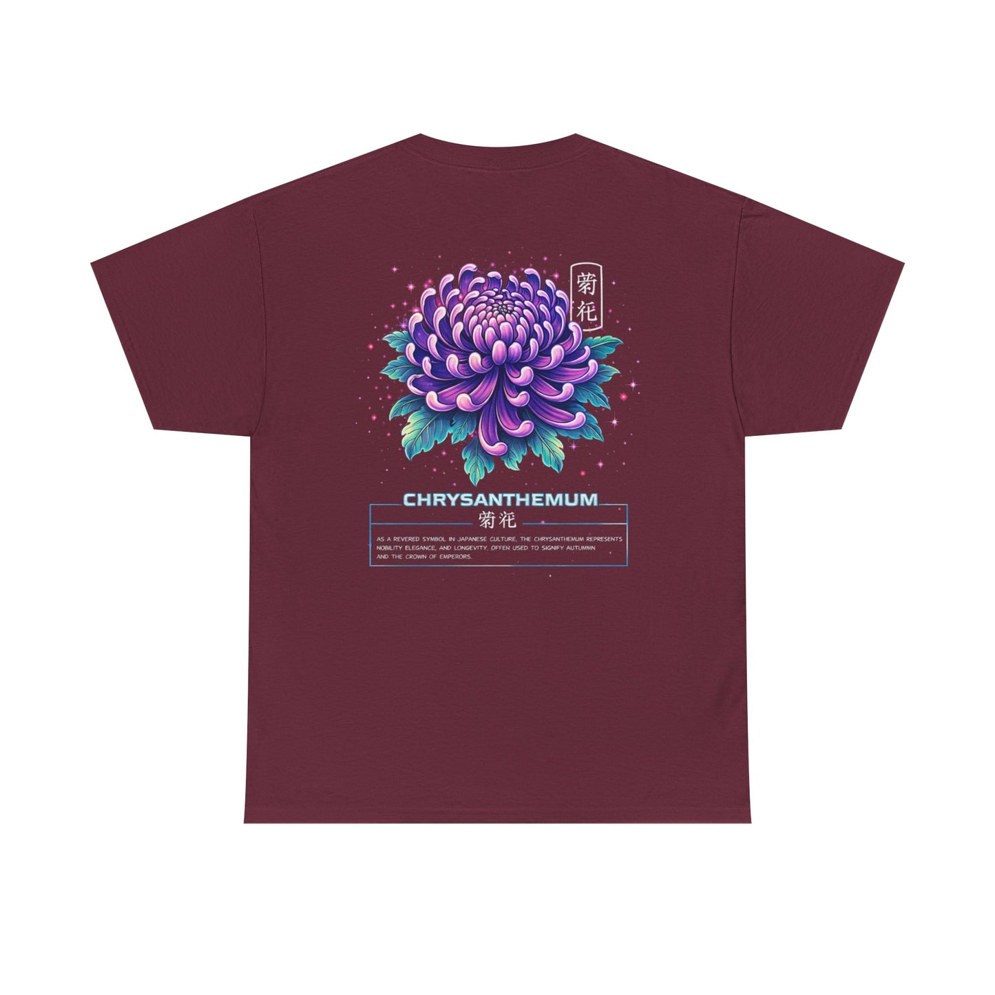 Chrysanthemum Graphic Tee – “Royal Energy”