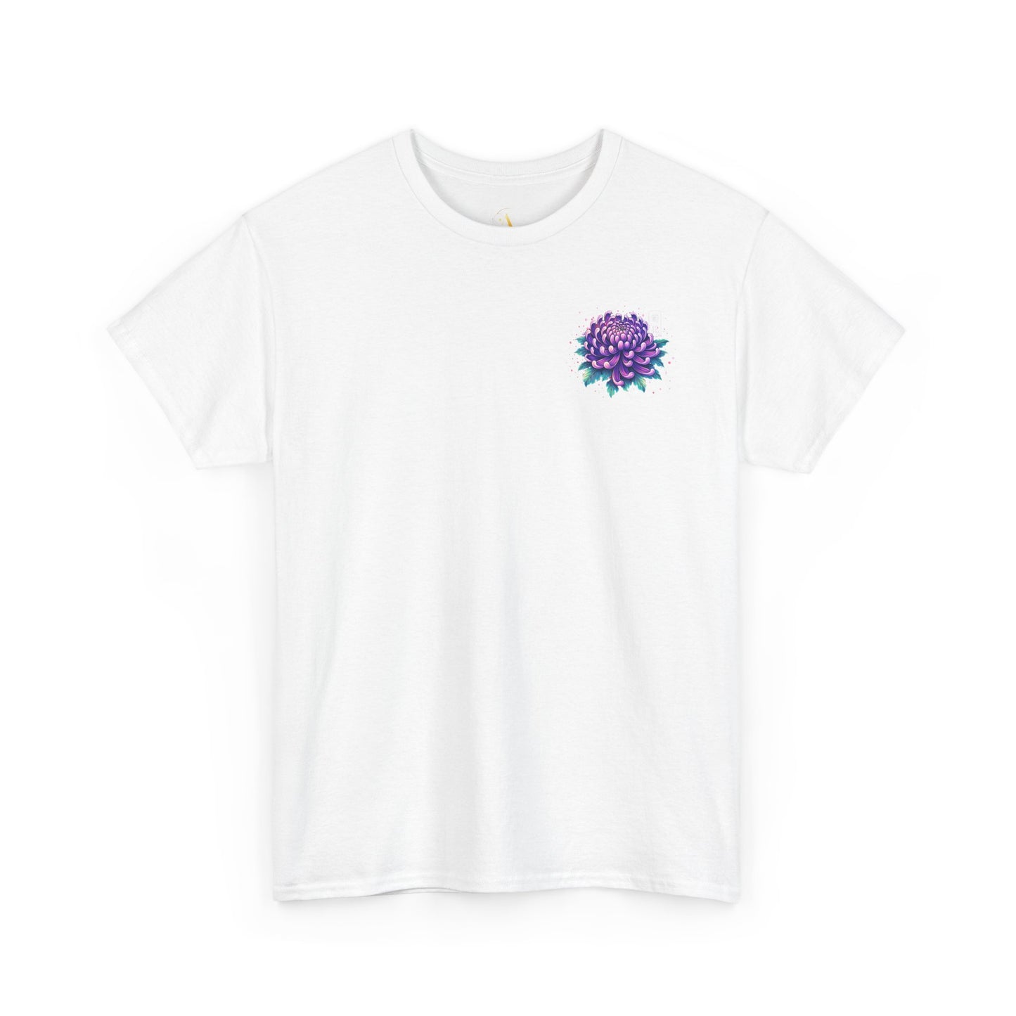 Chrysanthemum Graphic Tee – “Royal Energy”