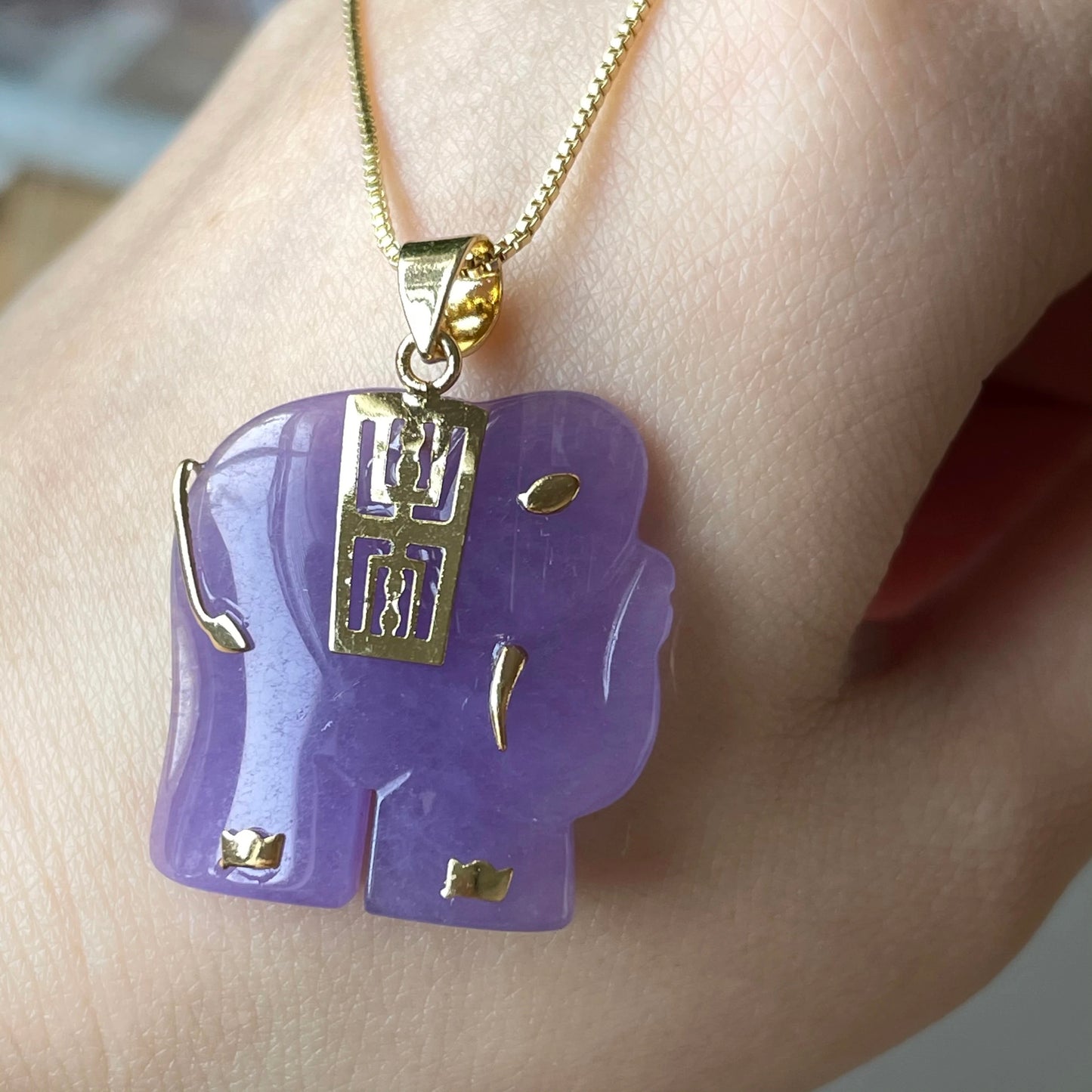 Elephant Jade Necklace