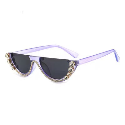 Luxury Crystal Cat-Eye Sunglasses