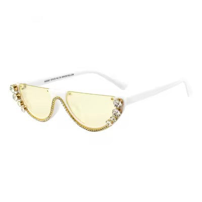 Luxury Crystal Cat-Eye Sunglasses