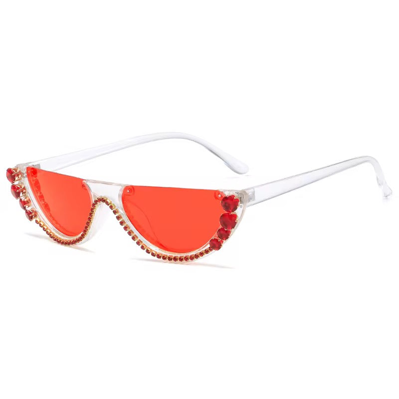 Luxury Crystal Cat-Eye Sunglasses